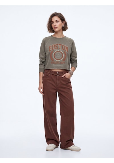 LTB Tencel Kahverengi Pantolon