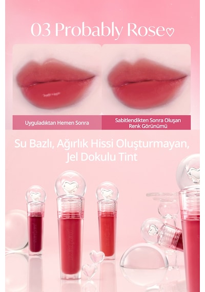 Perıpera Ink Jellable Tint 03 Probably Rose