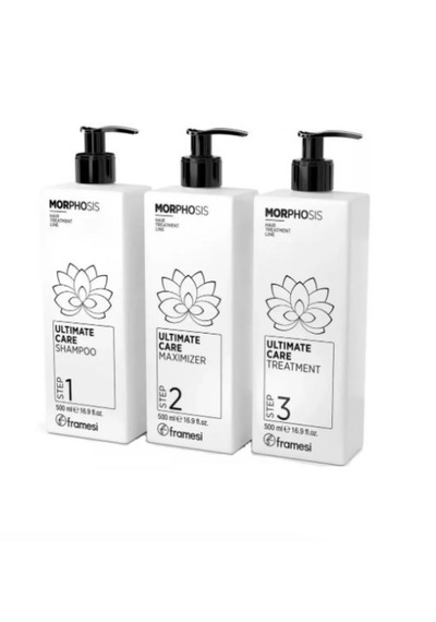 Framesi Morphosis Ultimate Care Kit - 3 Adımlı Yoğun Saç Yenileme Ve Canlandırıcı Bakım Seti 3 X 500 Ml Boyalı / Röfleli Framesi Morphosis Ultimate Care Kit - 3 Adımlı Yoğun Saç Yenileme Ve Canlandırıcı Bakım Seti 3 X 500 Ml Boyalı / Röfleli