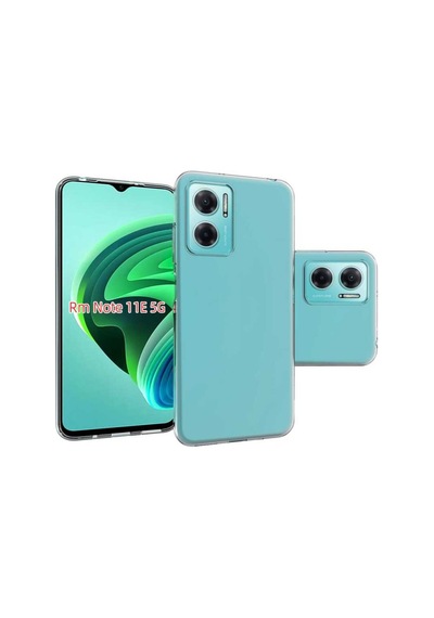 Xiaomi Redmi Note 11E Kilif Seffaf Silikon Hibrit Case Kapak 560882044