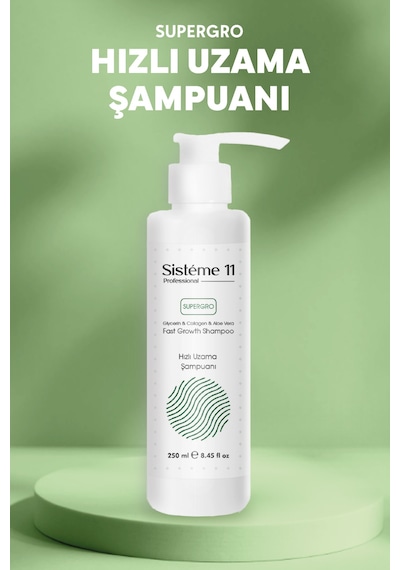Sisteme 11 Hızlı Uzama Şampuanı 250 Ml Geç Uzayan
