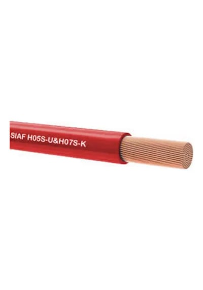 Kablo Yanmaz 4mm Çok Telli Tek Damarlı Kırmızı 30 Metre Top