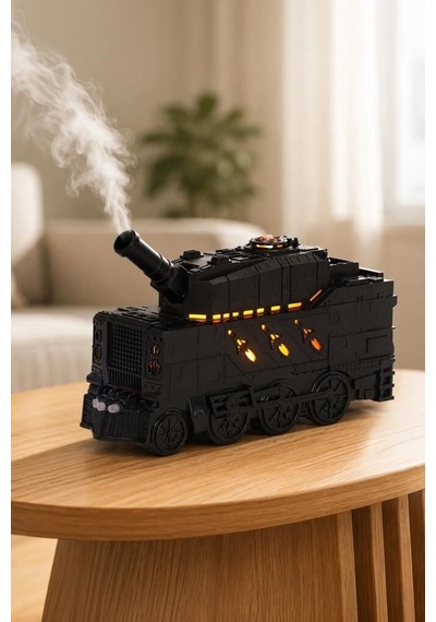 Özel Üretim Buharlı Yatak Odası Renkli H20 Tank Aroma Difüzör Siyah