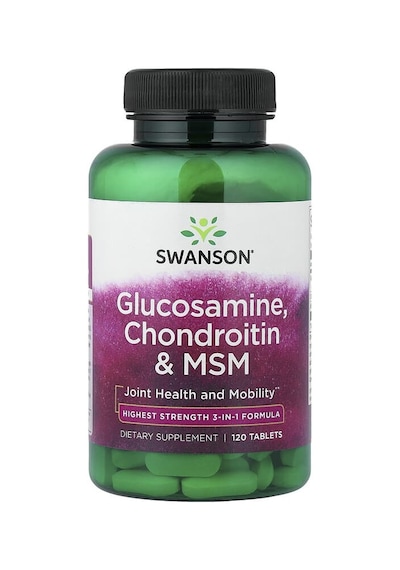 Swanson Vitamins, Glucosamine, Chondroitin & Msm, 120 Tablets