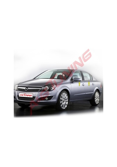 Opel Astra H Sedan Krom Cam Çıtası 2008 Üzeri 4prç Paslanmaz Çelik Ag419