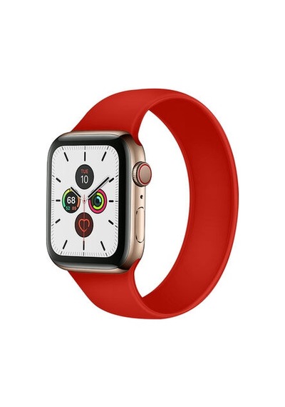 Apple Watch Uyumlu 40mm Krd-31 Solo Loop Large Kordon - Siyah