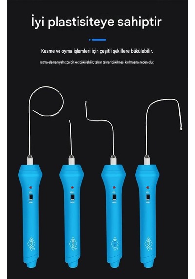 Strafor Köpük Kesme Kalemi 10 Cm Adaptörlü On/off Siviç Sıcak Tel