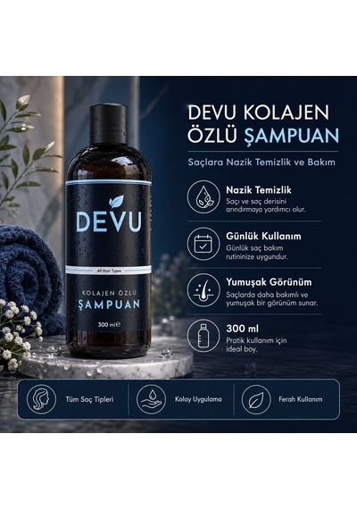 Devu Kolajen Özlü Şampuan 300 ML