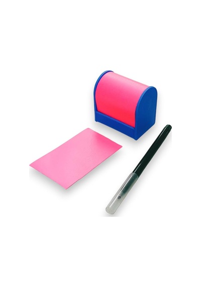 Neon Renkli Yapışkanlı Not Kağıdı Rulosu, 6 Cm X 5m, 80gr, Plastik Kesme Aparatlı, Ders Çalışma İçin İdeal