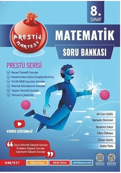Nartest 8.sınıf Lgs Prestij Matematik Soru Bankası