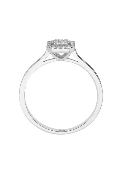Sirius F Renk 0,16 Karat Baget Pırlanta Yüzük 0817R0265
