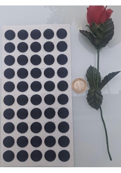 Keçe 90749 Hrd 4 Paket 18 Mm Siyah Masa Sandalye Koltuk Baza Ayak Çizdirmez Yapışkanlı