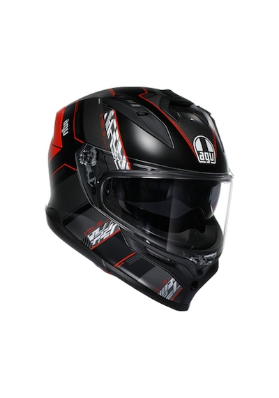 Agv K7 MPLK Kyber Motosiklet Kaskı Siyah - Kırmızı