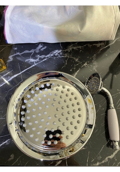 İsaoğlu Yapı Banyo Duş Seti Ve Banyo Bataryası Duş Sistemi Vintage Tasarım Robot Duş Seti Diğer