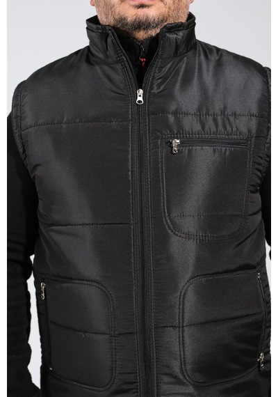 Derin Mavi Çok Cepli Günlük - İş Yeleği Xl-10xl Arası Bedenler Siyah