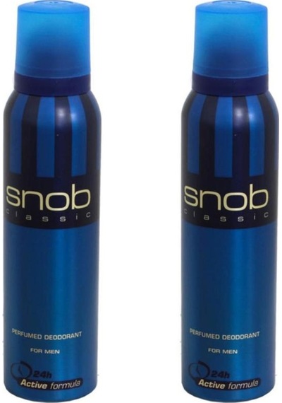 Snob Classic Erkek Sprey Deodorant 150 ML x 2