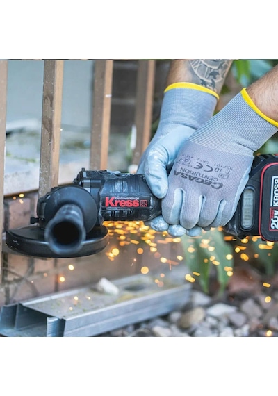 Kress KRKS1 KUB30.2 + KU390.4 + KUH10.2 20V 4AH 6 Adet Akülü Profesyonel Kombo Set