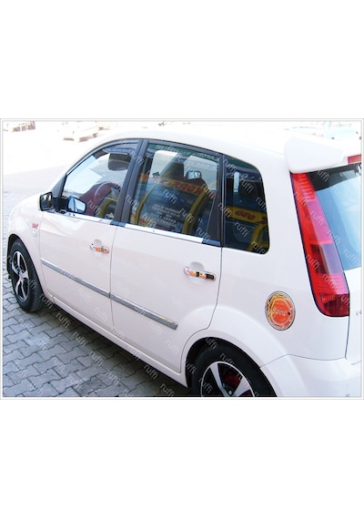 Ford Fiesta Krom Cam Çıtası 4 Prç. 2001-2010 Paslanmaz Çel...