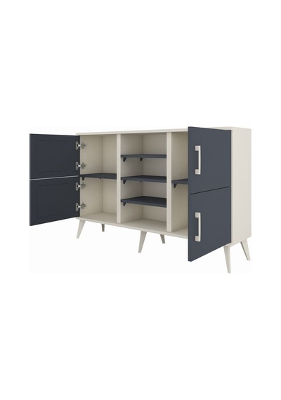 Arges Konsol 5 Raflı 4 Kapaklı 132x30x83 Aytaşı-antrasit/antrasit Antrasit/antrasit Arges Konsol 5 Raflı 4 Kapaklı 132x30x83 Aytaşı-antrasit/antrasit Antrasit/antrasit