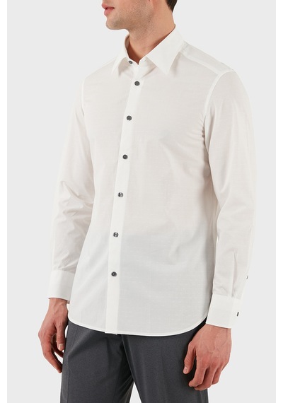 Emporio Armani Erkek Gömlek Em001537 Af14341 F0094 Beyaz Beyaz