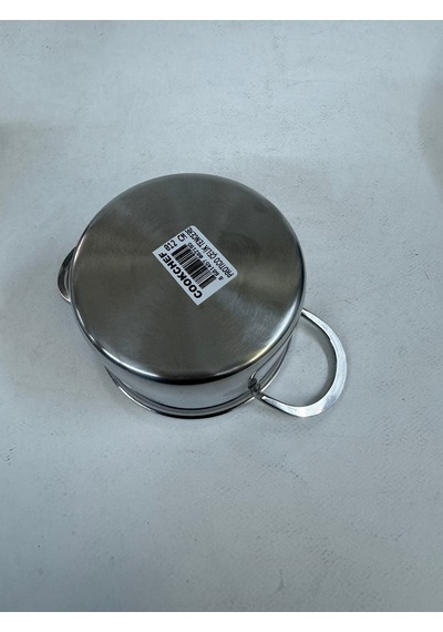 Tabansız Paslanmaz Çelik Mini Mama Ve Sos Tenceresi 14 Cm Çapında Gri