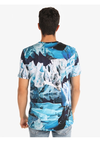 Colin's Colins Mavi Erkek Tshirt K.Kol 001