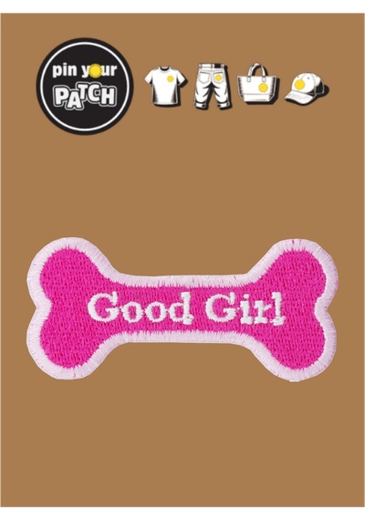 Pin Your Patch Ütü İle Yapışan Yama Patch 7067 Pembe Kemik Çok Renkli