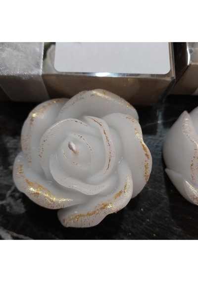 Bernami Mumluk Şamdanpinterest Kutulu 10 Adet Çiçekli Gül Mum Nişan Nikah Söz Hediyelik Diğer