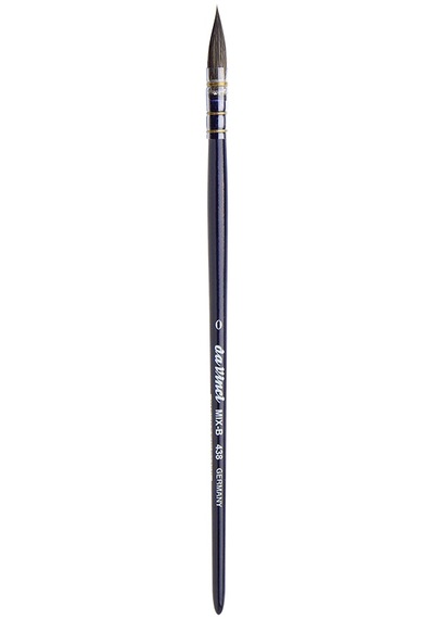 Da Vinci Seri 438 Cosmotop Mix B Yuvarlak Sulu Boya Fırçası No:0