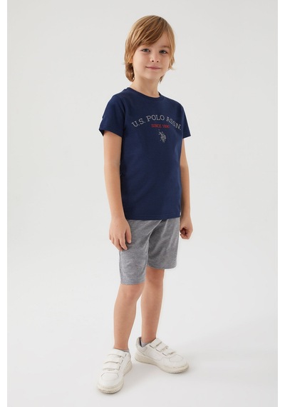 U.S. Polo Assn. Erkek Çocuk Lacivert Bermuda Takım 5274-33395 Lacivert