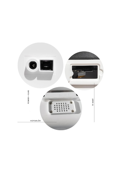 231 Smart Güvenlik Kamerası 4 Lens Alert Wi-fi Ptz Diğer