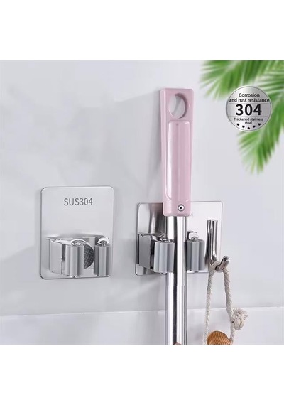 Sn-26354 Kancalı Duvara Monte Süpürge-paspas Tutucu