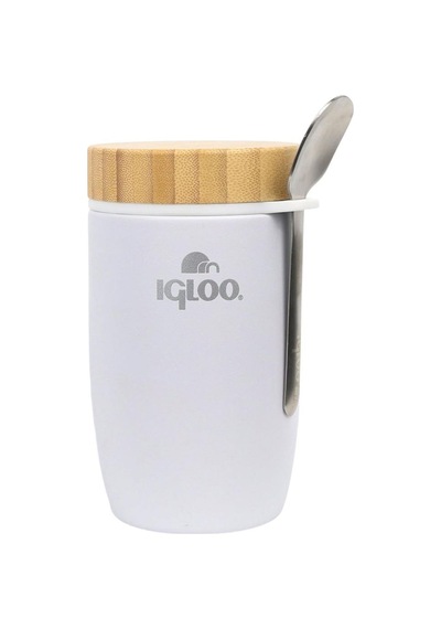 Çelik Yemek Termos - Igloo - Bamboo - 500 Ml - Beyaz - 205789 Çok Renkli