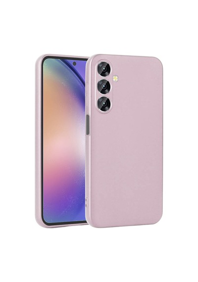 Zore Samsung Galaxy Uyumlu A16 Kılıf Omsy Premier Silikon Kapak - Rose Gold