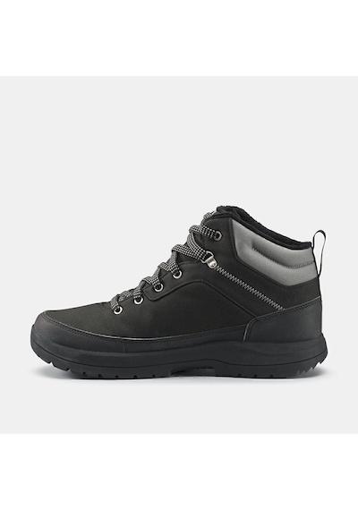 Decathlon Erkek Outdoor Kar Botu - Su Geçirmez - Kahverengi - Sh100 Mid Siyah - Gri