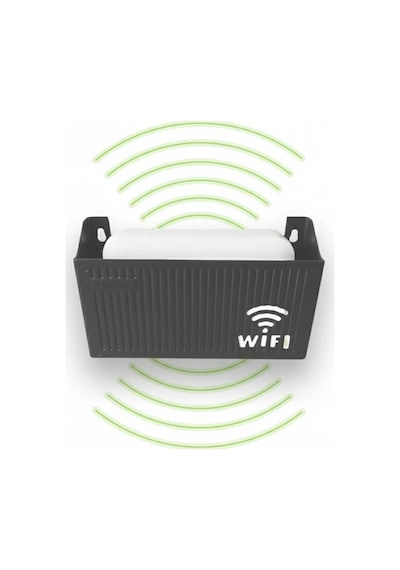 Gri Wifi Kutusu Duvar Asılabilir Sigorta Ve Modem Saklama Kutusu 25x15x6 Cm Standart