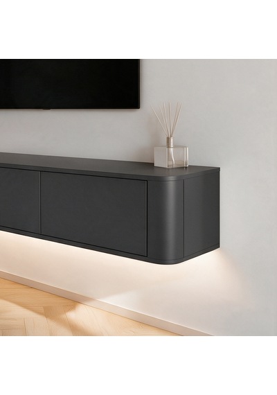İnarch Dizayn Yoyo Led Işıklı Duvara Monte Tv Sehpası - 3 Kapaklı Modern Tv Konsolu Antrasit İnarch Dizayn Yoyo Led Işıklı Duvara Monte Tv Sehpası - 3 Kapaklı Modern Tv Konsolu Antrasit