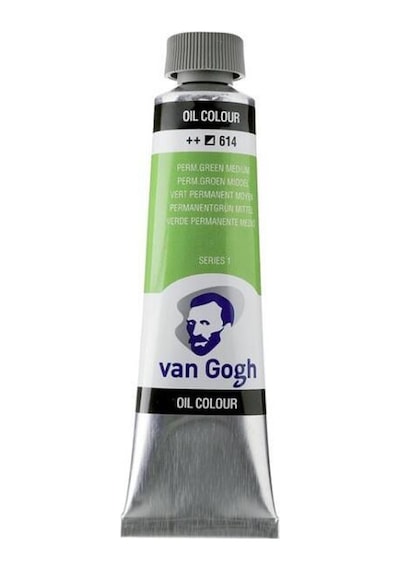 Van Gogh 40ml Yağlı Boya Permanent Green Medium / 614 Diğer