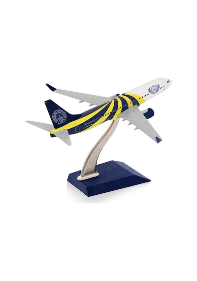 Zekupp Boeing 737-800 1/250 Ölçek Fenerbahçe Lisanslı Sarı Lacivert Tasarım Maket Uçak