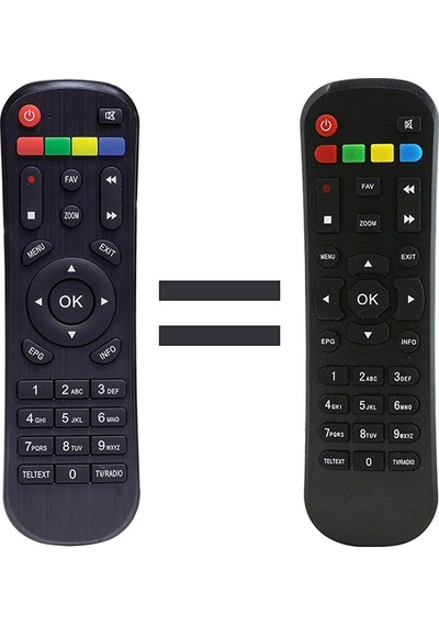 Weko Kawai Kw-6850-6950-8400 / Polsat Plz-14923 / Kennon Mi Ni Hd Uydu Kumanda 16611 3444