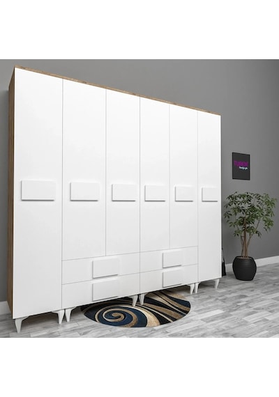 Kutup Gardırop Mdf Antrasit