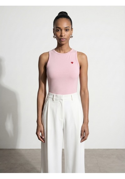 Dilvin 21259 Bisiklet Yaka Top-toz Pembe