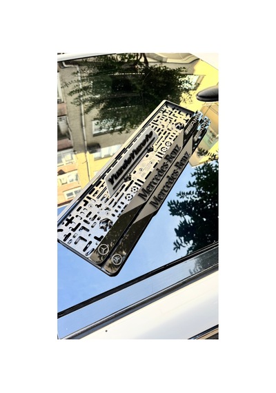 Mat Model Lazerli Pleksi Plakalık 2 Adet ///amg Uyumlu Koku Hediyeli - 787212559