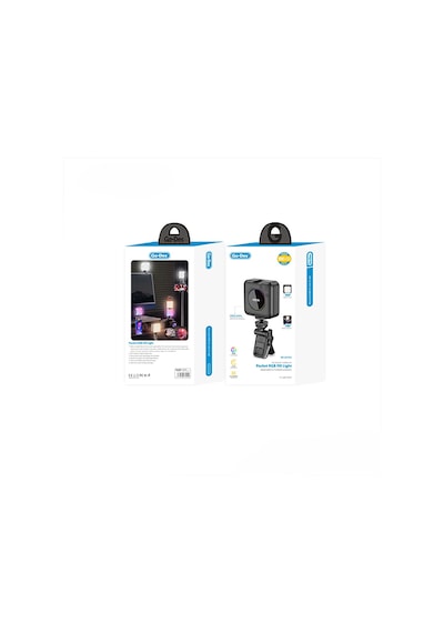 Go Des Gd-ld1033 Rgb Led Telefon-kamera Üstü Aydınlatma Canlı Yayın Işığı Siyah