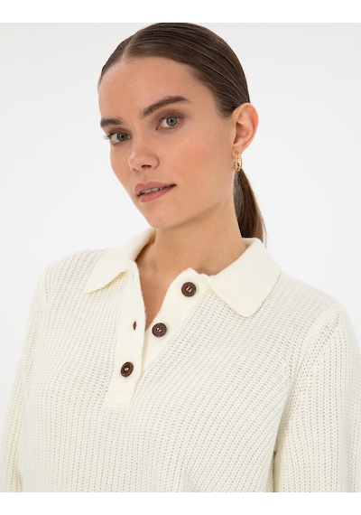 Pierre Cardin Kadın Bej Kazak /triko 50316328-vr011 Bej