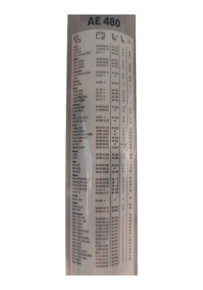 Aero Eco 480 Mm Aparatlı Muz Silecek Ae480 3397015578 Tekli Üstün Performans Ve Dayanıklılık