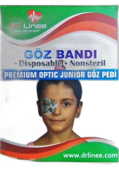 Drlinee Yapışkan Kız Çocuk Göz Bandı 50'li