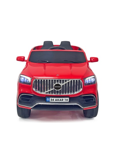 Voyage Gt Kırmızı Uzaktan Kumandalı 4x2 12 Volt Akülü Araba - Rc Volvo Akülü Araba Volvo Akülü Araç Çok Renkli