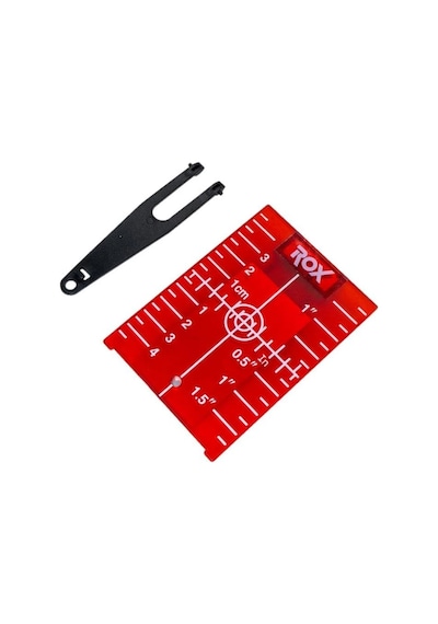 Rox 0273 Lazer İçin Görünürlük Arttırıcı Lazer Hedef Kartı Plakası 104x74 Mm