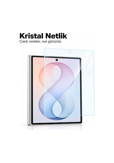 Samsung Galaxy Z Fold8 İle Uyumlu Dış Ekran Koruyucu 5.5 İnç Sm-f971 9h Nano Esnek Kırılmaz Cam Çizilmeye Dayanıklı